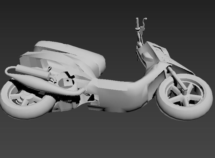 mbk booster spirit 3D print model_13