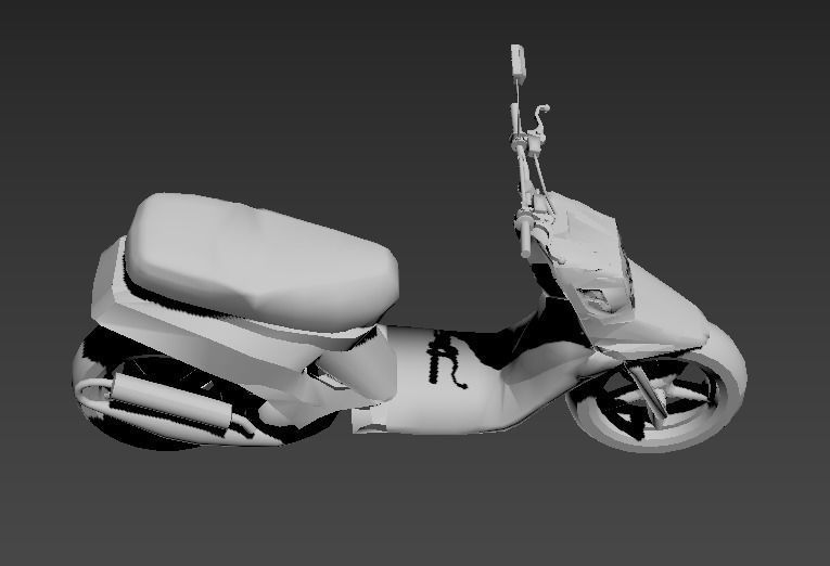 mbk booster spirit 3D print model_4