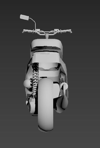 mbk booster spirit 3D print model_9