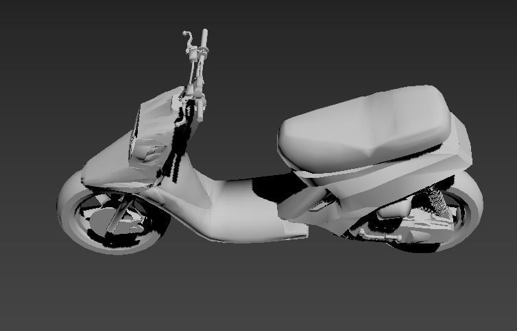 mbk booster spirit 3D print model_3