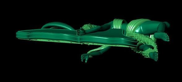 butterfly Necklace print model 3D print model_4