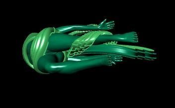 butterfly Necklace print model 3D print model_15