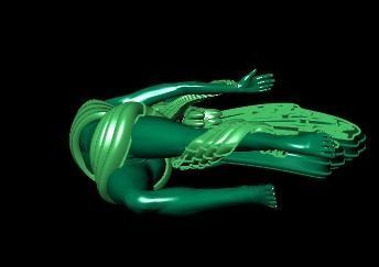 butterfly Necklace print model 3D print model_14