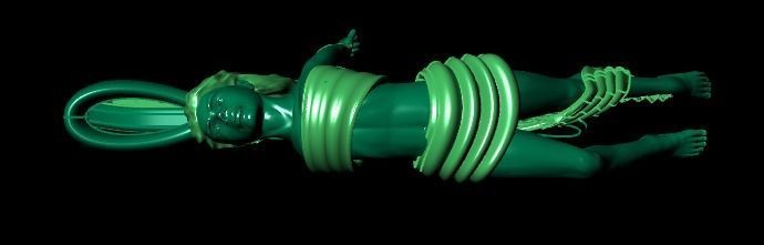 butterfly Necklace print model 3D print model_19