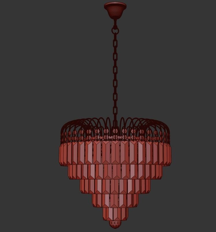  Chandelier Sabina E 1 5 32 100 G 3D model_2
