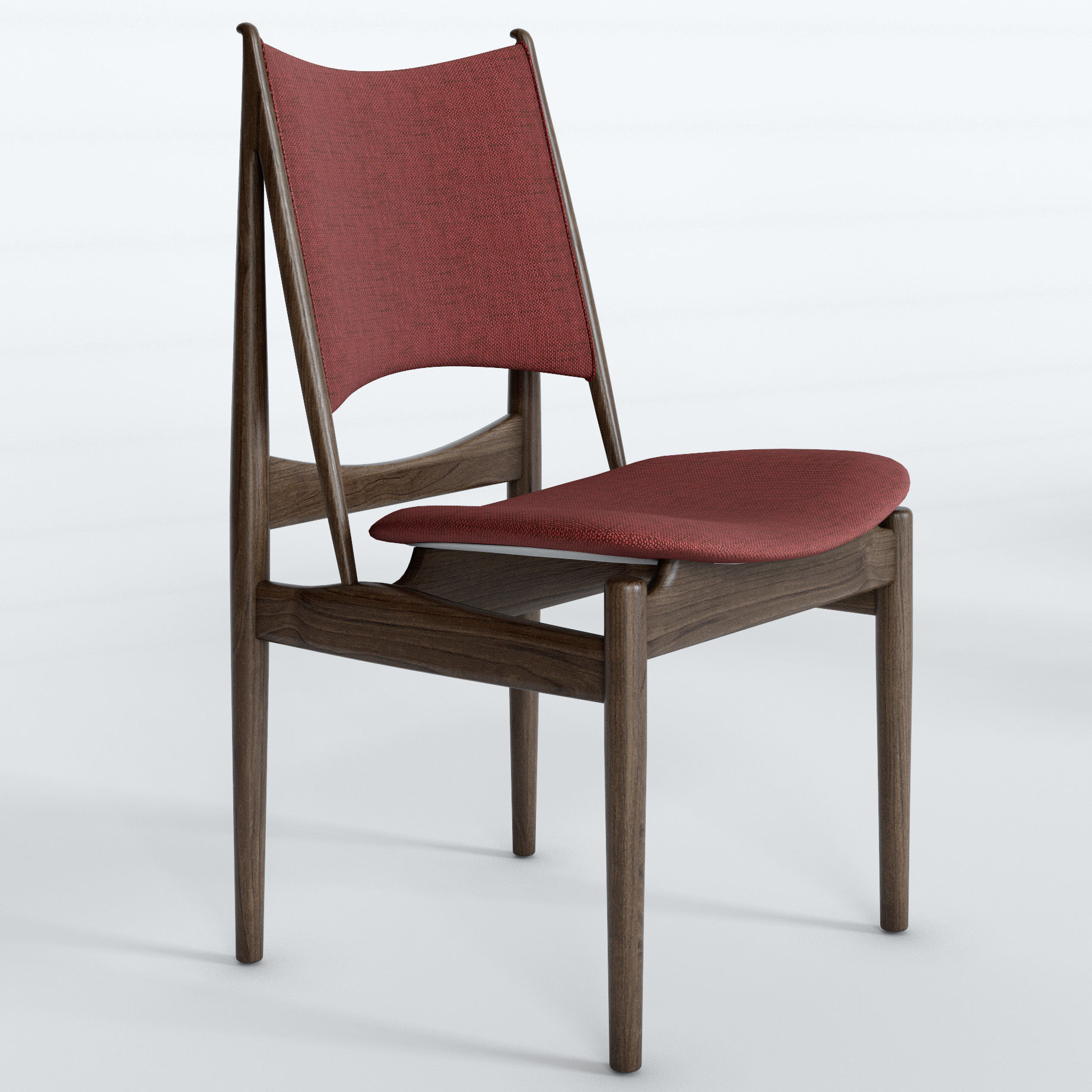 Egyptian Chair by Finn Juhl 3D model_1