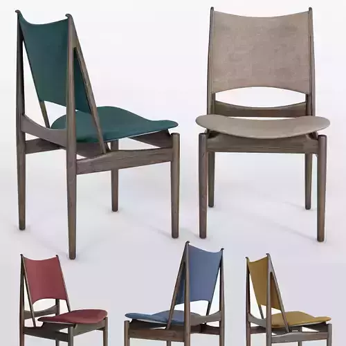 Egyptian Chair by Finn Juhl 3D model