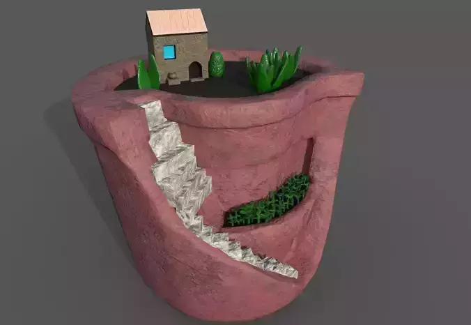 Sculpted Pot