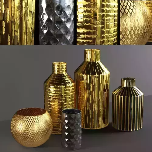 vase430 gold vases