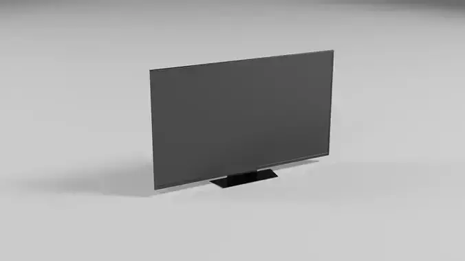 Simple lightweight TV 3D model