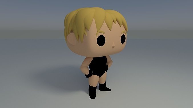 Custom Pop Male Standing Figure 3D Print 3D print model