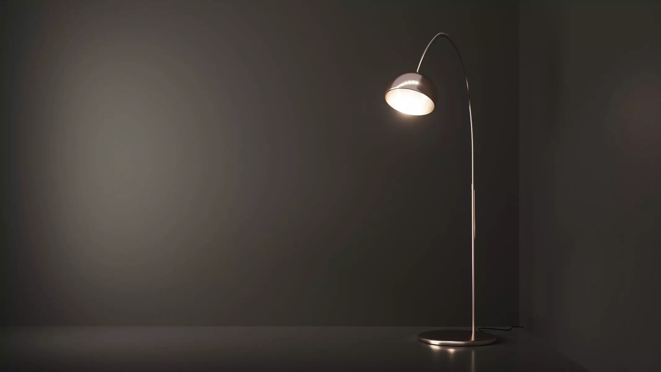 Floor Lamp - Arc Free 3D model_0
