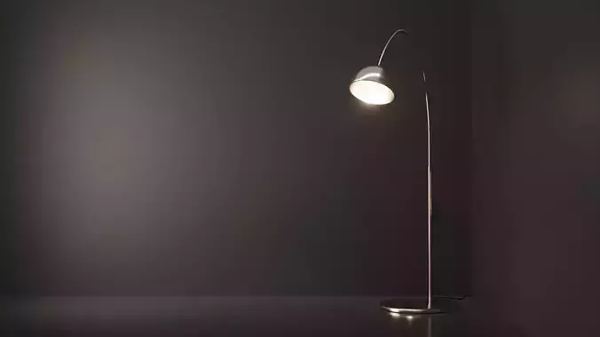 Floor Lamp - Arc Free 3D model