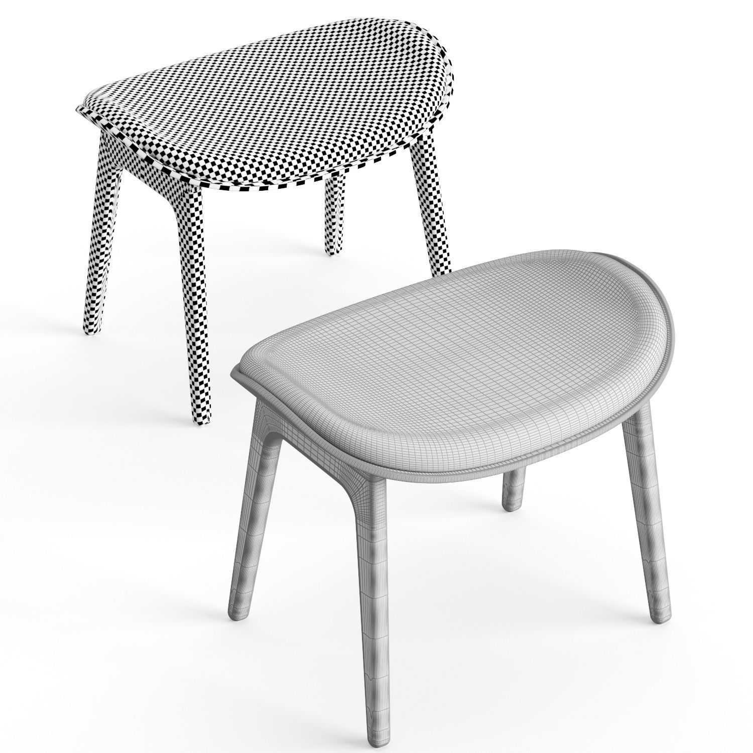 Elephant Stool - Norr11 3D model_1