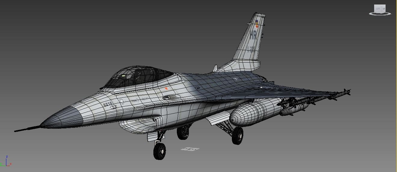F-16 Falcon 3D model_5