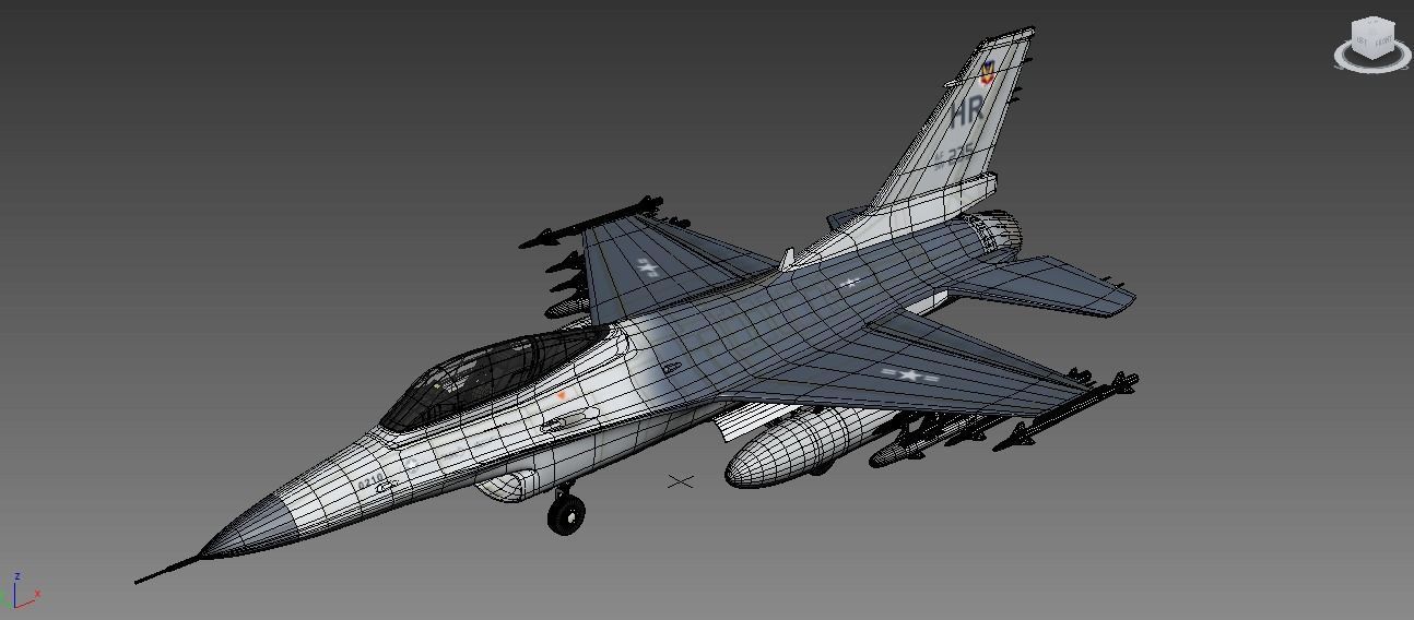 F-16 Falcon 3D model_4