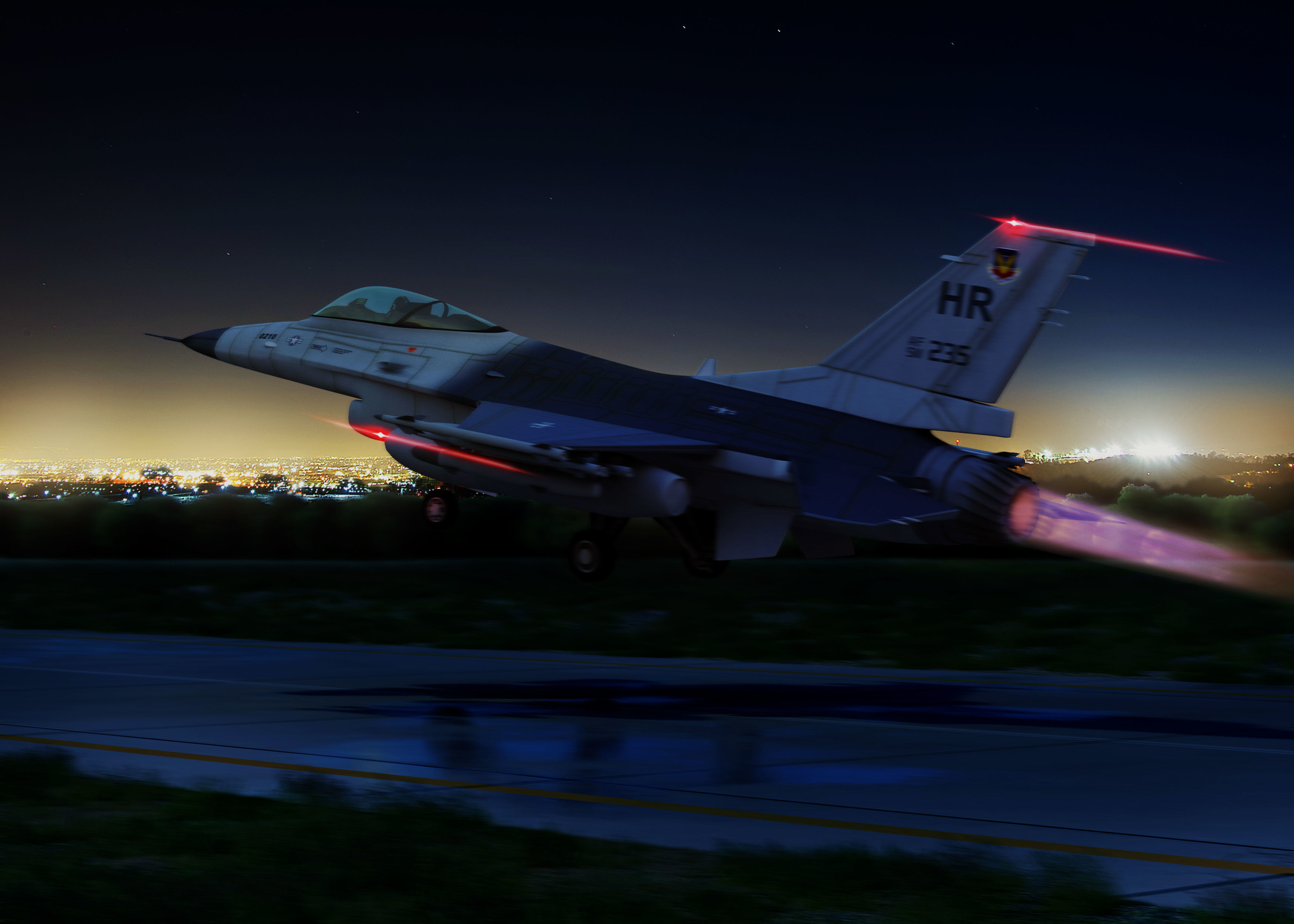 F-16 Falcon 3D model_2