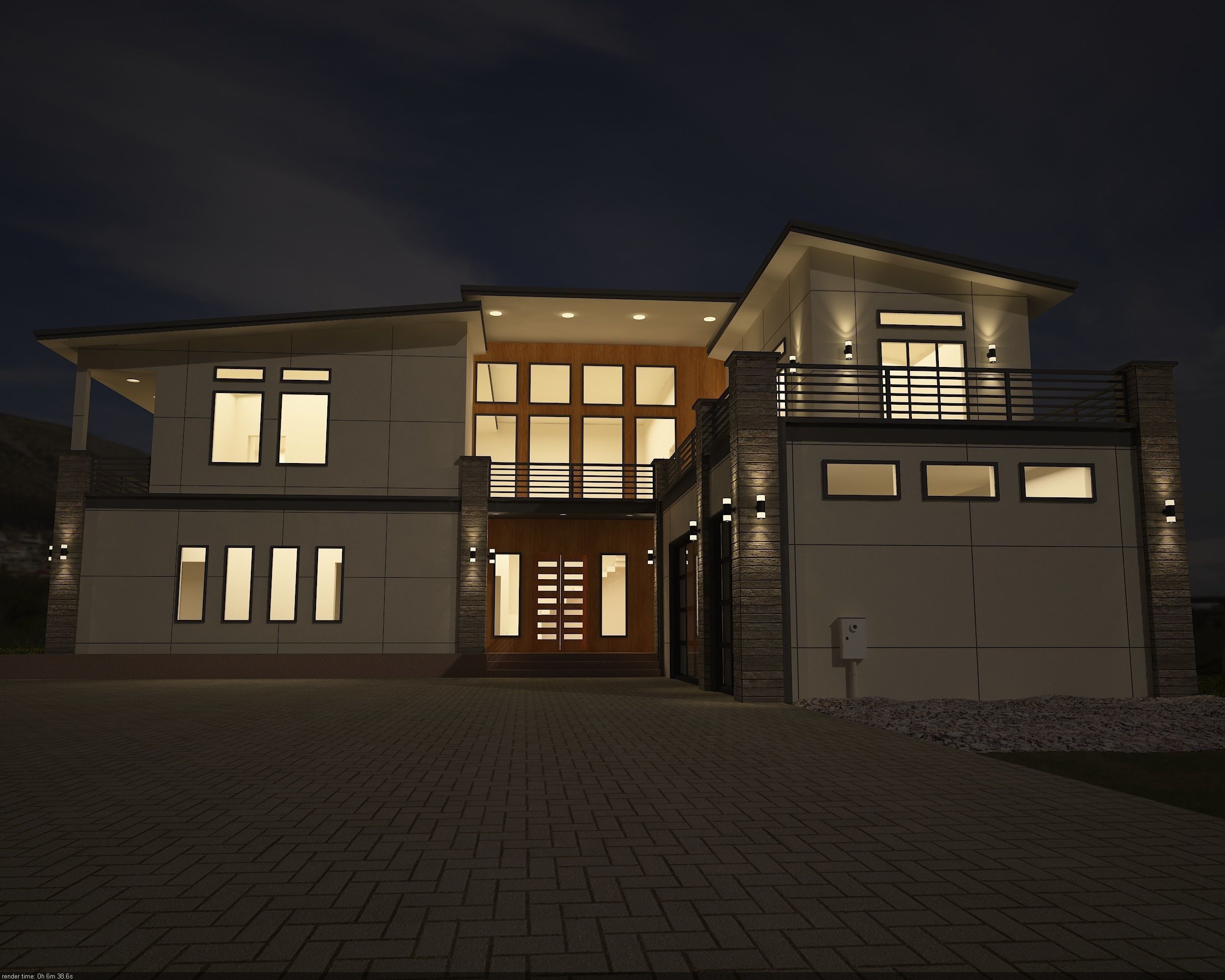 Architectural view Free 3D model_1