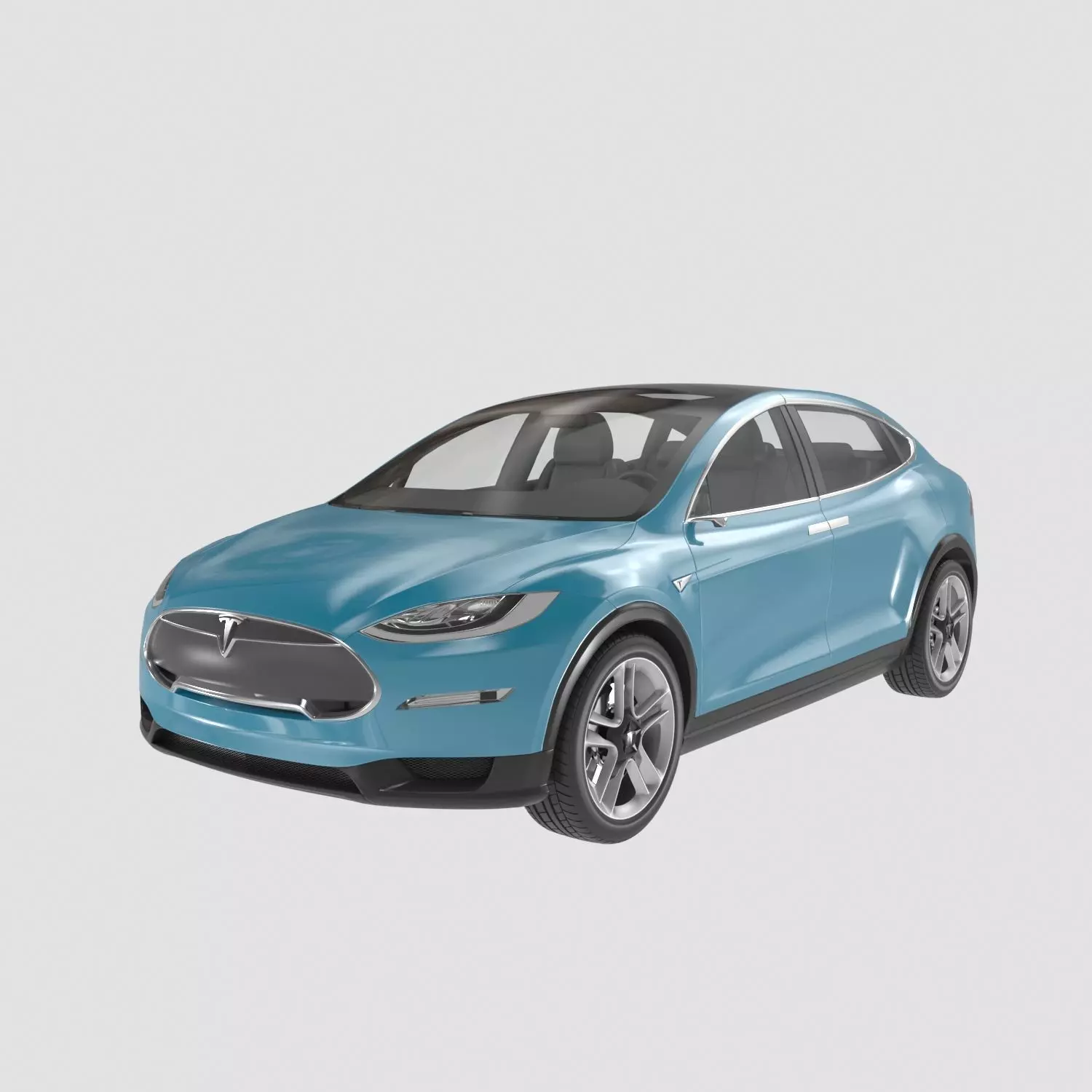Tesla X Prototype 2012 3D model