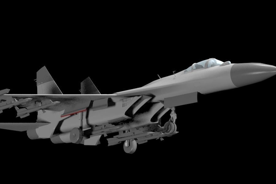 Sukhoi Su- 27  3D model_2