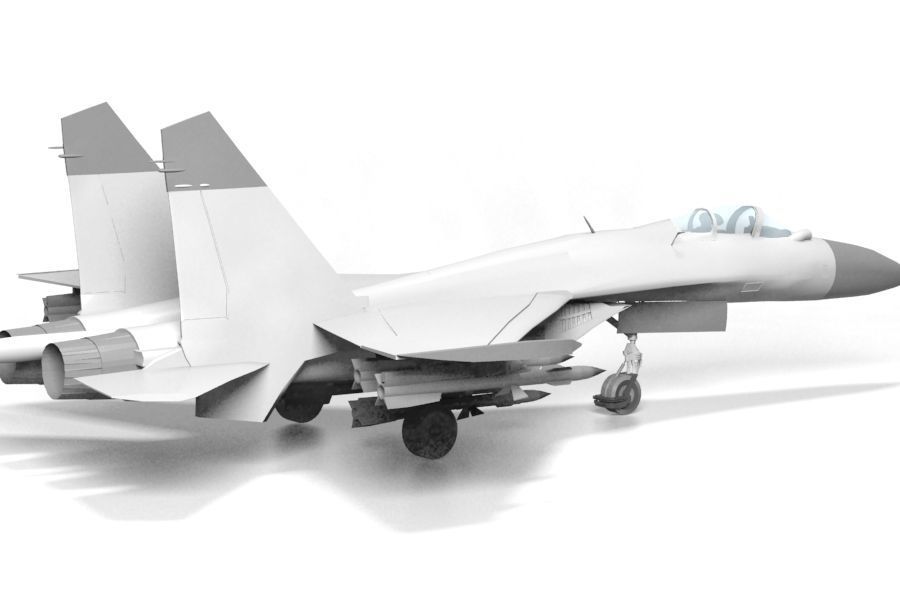 Sukhoi Su- 27  3D model_1