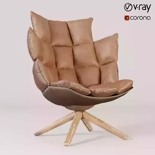 Modern Leather Lounge Chair