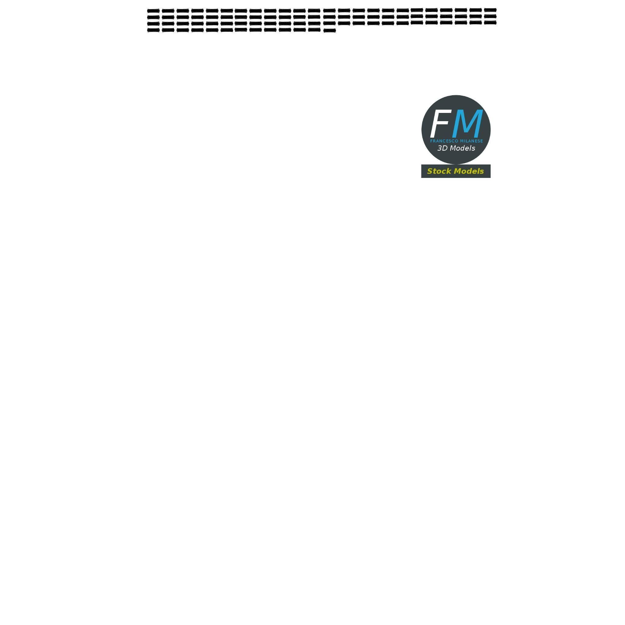 Decorative metal dice 3D model_11