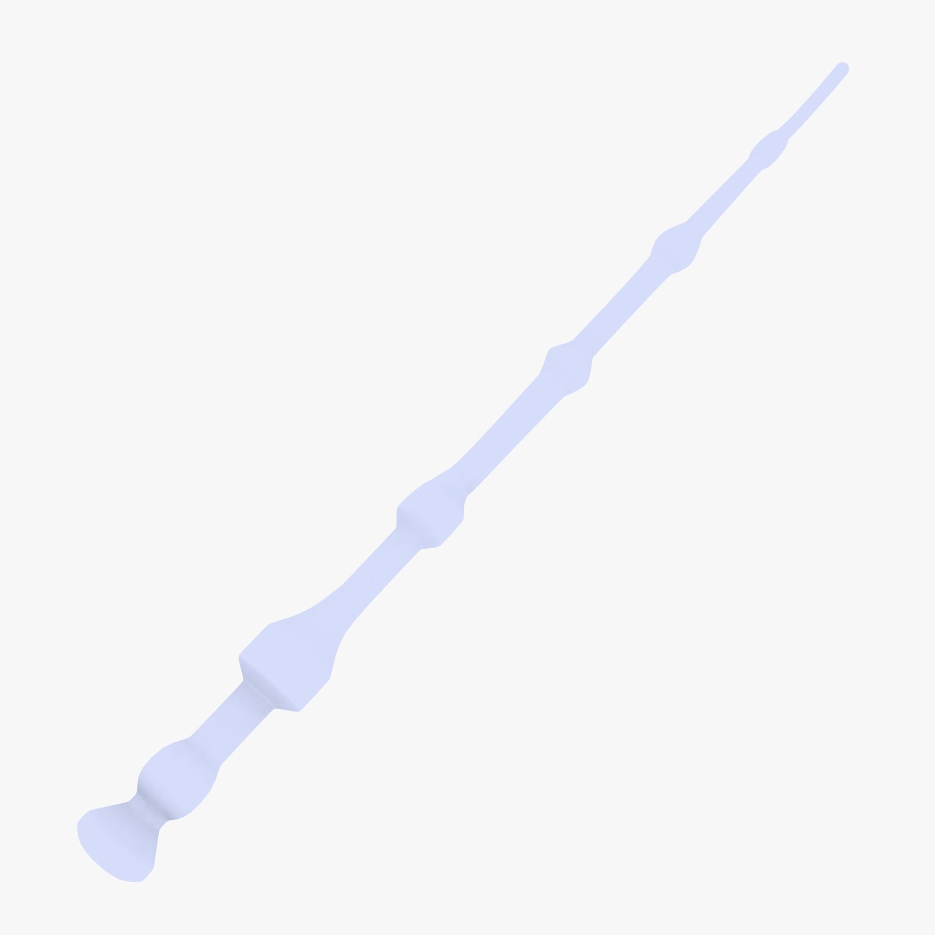 Elder Wand Low-poly 3D model_3