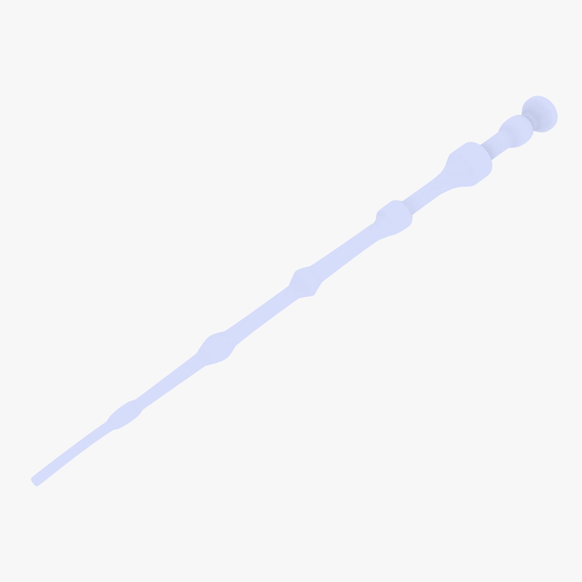 Elder Wand Low-poly 3D model_2