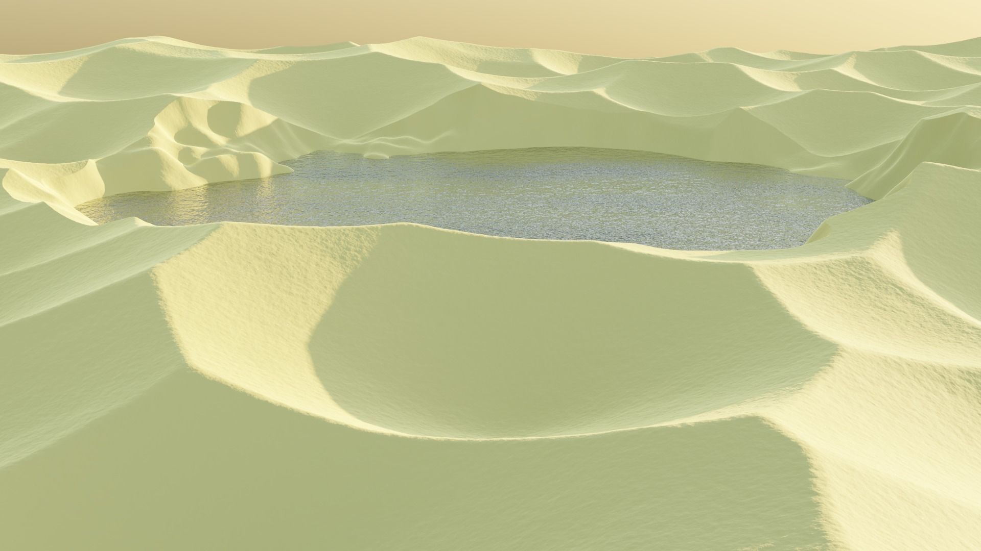 Desert Terrains 1 3D model_4