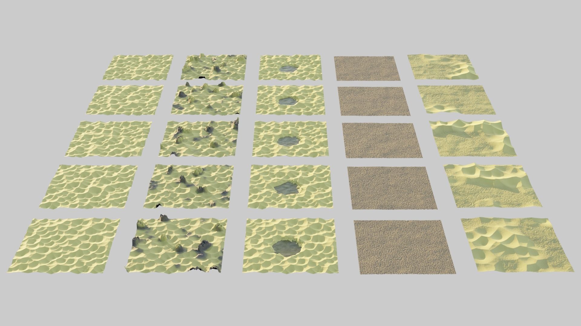 Desert Terrains 1 3D model_1