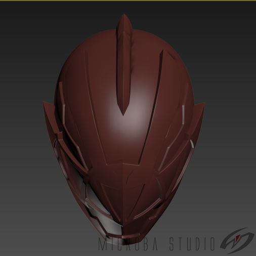 Ryusoulred-Ryusoulger helmet for 3d print 3D print model_5