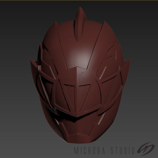Ryusoulred-Ryusoulger helmet for 3d print 3D print model_4