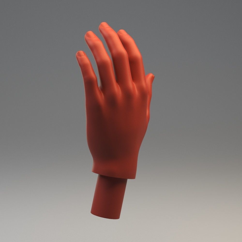 Hand Model 01 3D model 3D print model_3