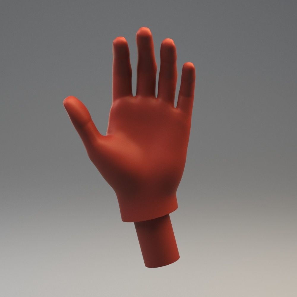 Hand Model 01 3D model 3D print model_6