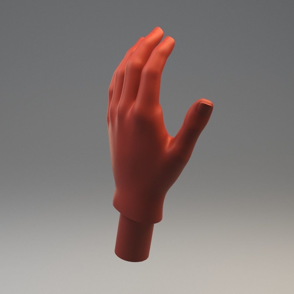 Hand Model 01 3D model 3D print model_8