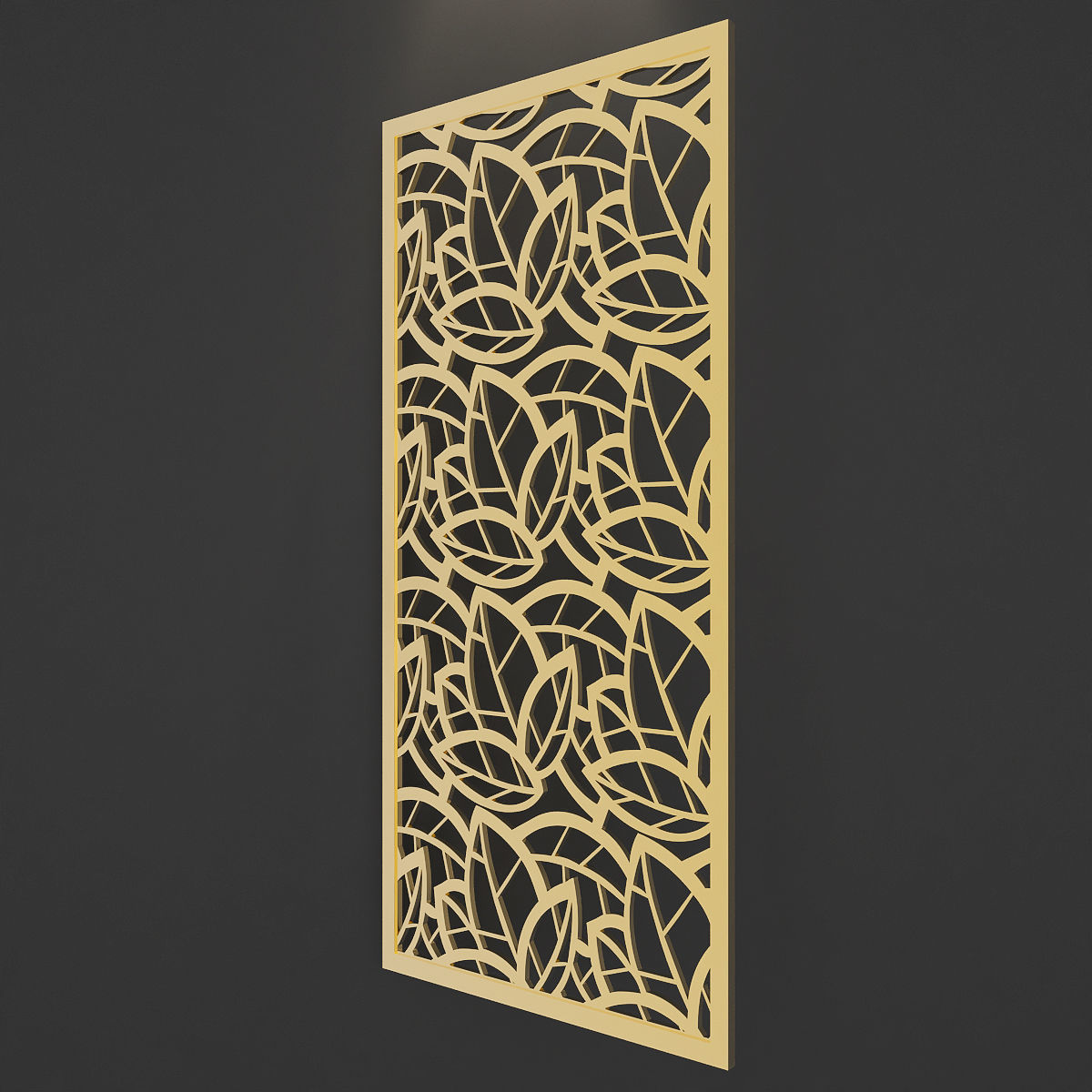 CNC Partition Panel 3d 3D model_2