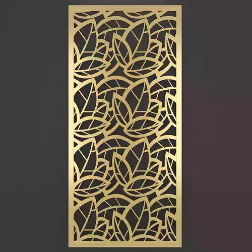 CNC Partition Panel 3d 3D model