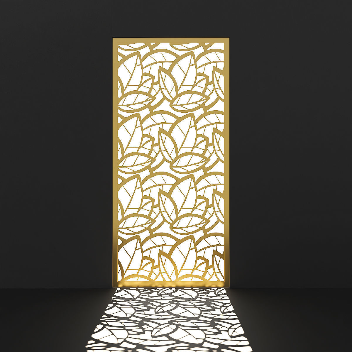 CNC Partition Panel 3d 3D model_5