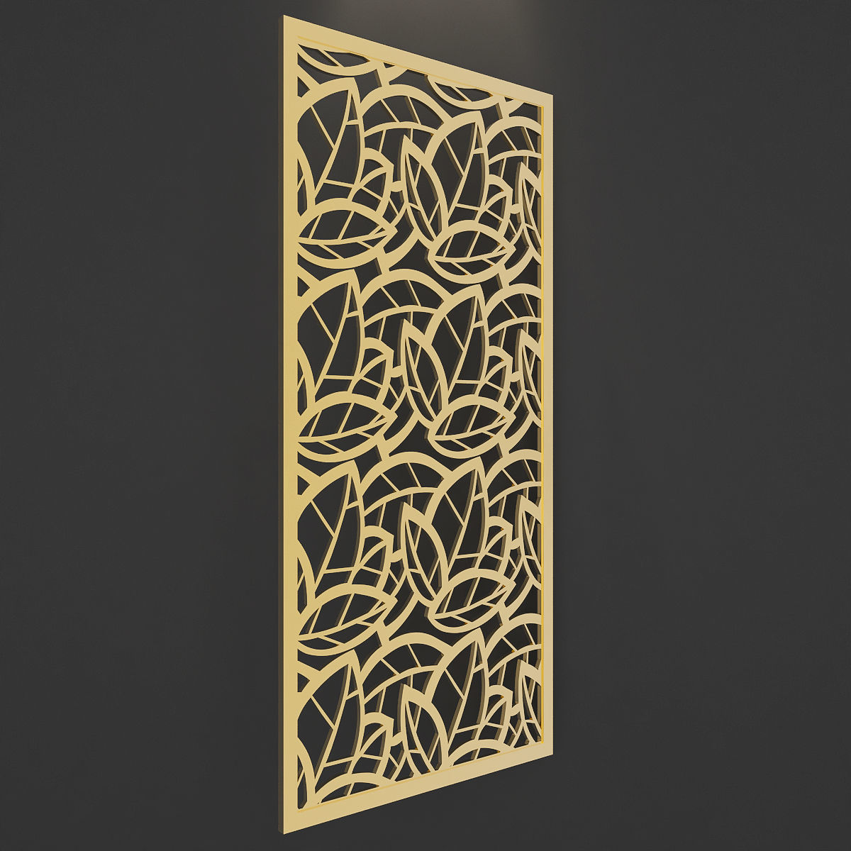 CNC Partition Panel 3d 3D model_1