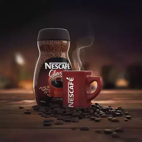 Nescafe coffee 3D model