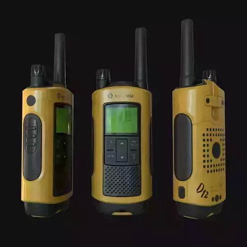 Walkie Talkie Low-poly 3D model