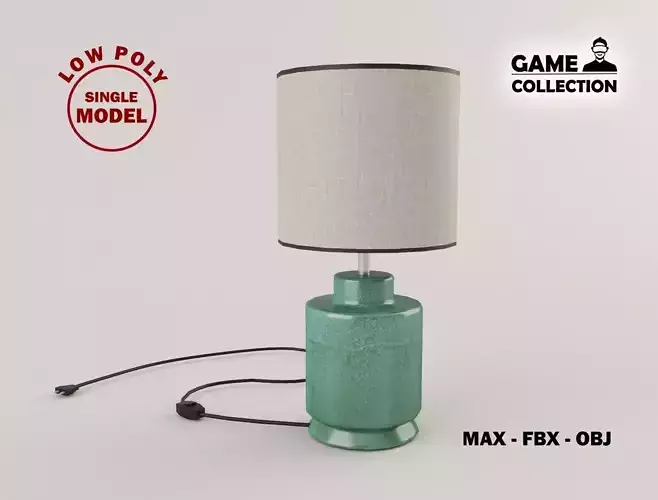 Modern Lamp 4 lowpoly