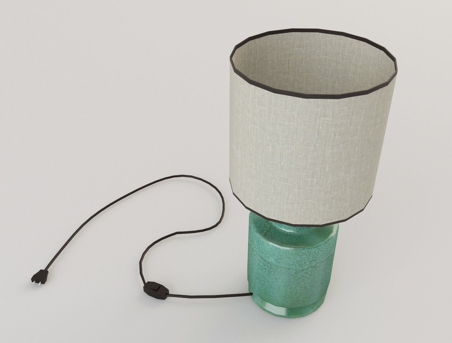 Modern Lamp 4 lowpoly Low-poly 3D model_1