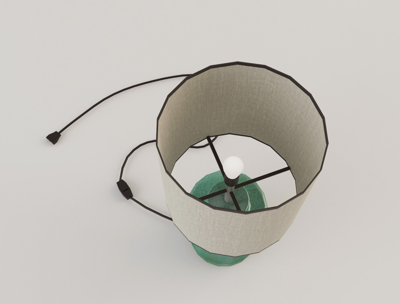 Modern Lamp 4 lowpoly Low-poly 3D model_5