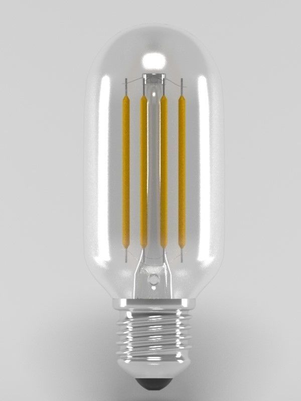 filament led light bulb 3D model_4