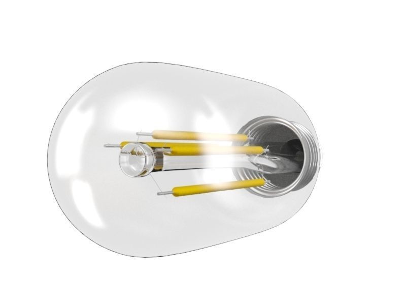 filament led light bulb 3D model_2