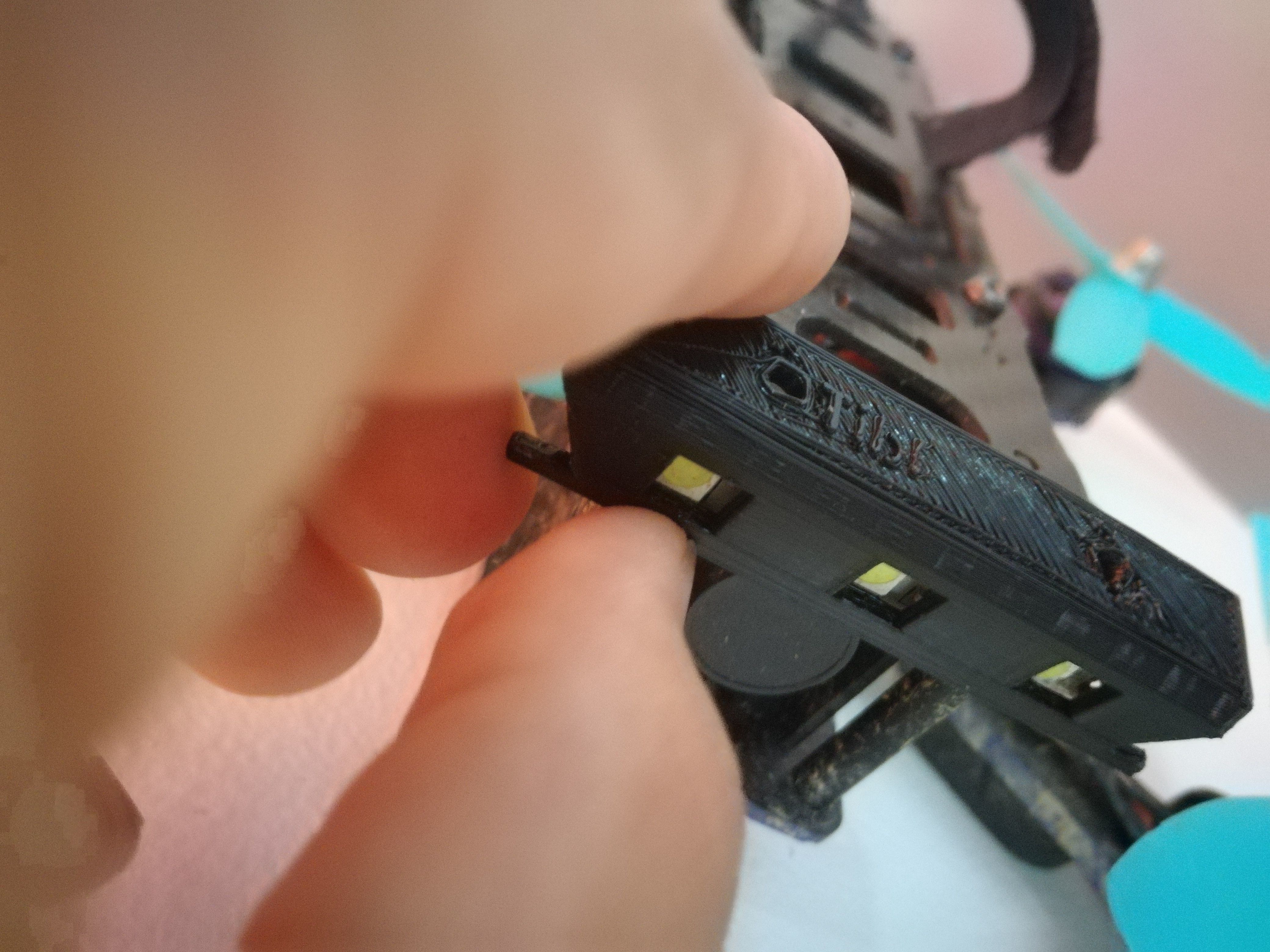 Fpv drone led strip 3D print model_2