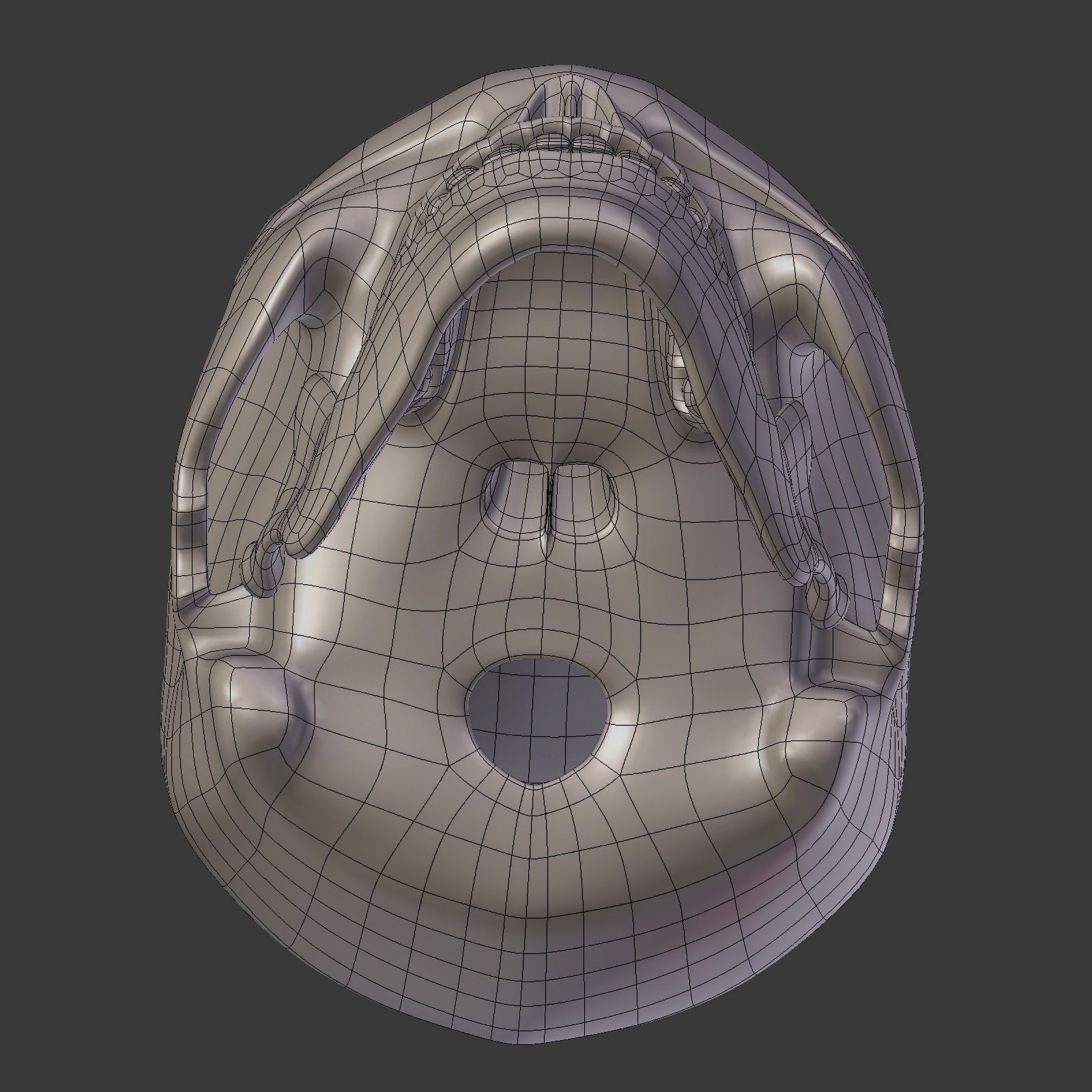 Skull Low-poly 3D model_21