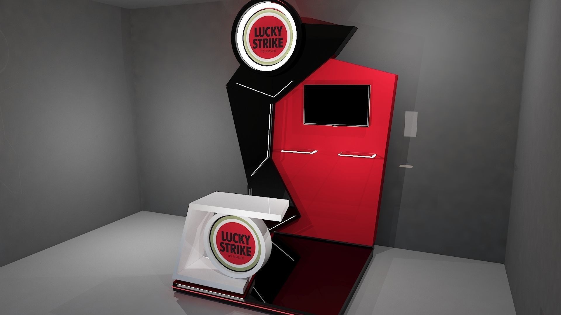 Mini Stand Cigarette 3D model_1